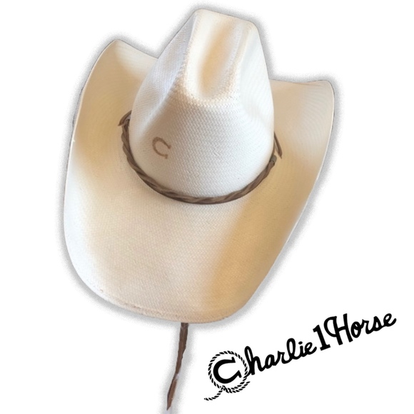 Charlie 1 Horse Accessories - Charlie 1 Horse  Western Hat Straw Size S